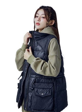 金苑冬季新款百搭马甲女
