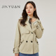 金苑风衣外套女春季 上衣D221103 潮流气质短款 新款 宽松时尚