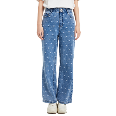 金苑牛仔裤女夏季新款宽松