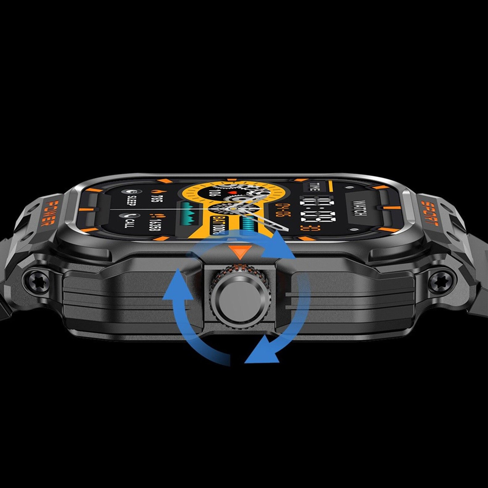 스마트 시계 무선 블루투스 통화 TWS 블루투스 헤드셋 2-IN-1 심박수 혈액 산소 음악 NFC 건강한 스포츠