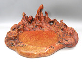 包邮 研山拜石 非遗青州红丝砚文创精品文房书法原石砚台收藏礼盒