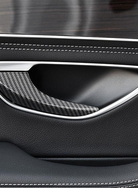 适用于奔驰C级E级内拉手装饰贴GLC260E3000LC200车门把手内饰