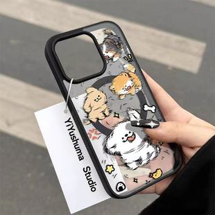 甩头小狗适用苹果16Pro手机壳iPhone15高级磁吸14promax小众13透明12卡通xsmax
