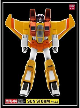 MPU04 太阳风 MP52 飞机小队2.0版本MP 变形玩具模型 全新盒装