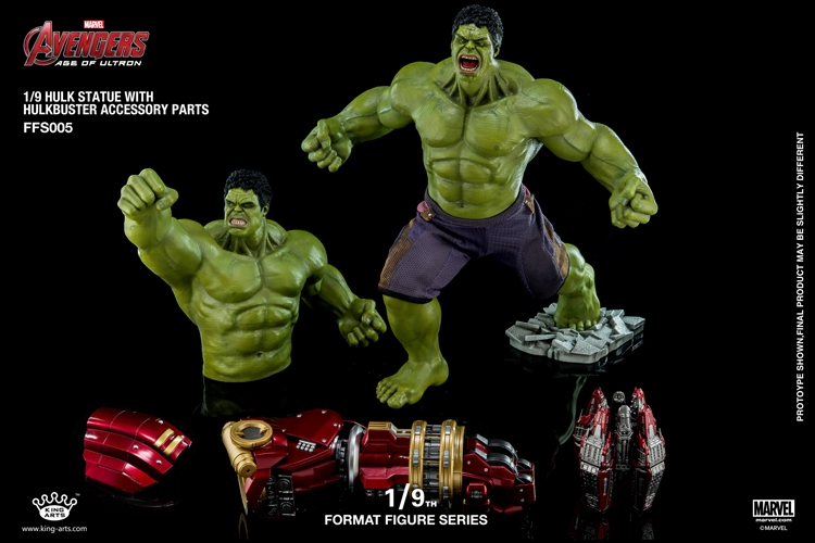 KingArts FFS005 绿巨人+电动手套装 不可动1/9 全新现货包邮