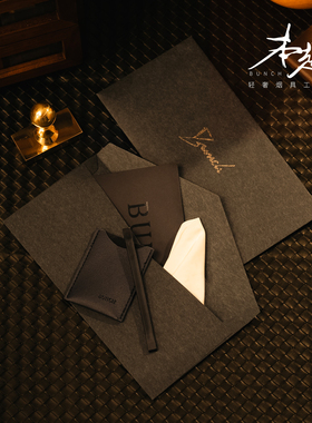 BUNCH本趣原创工作室轻奢朗声打火机私定黑奢高端火机ⅥP保养套装