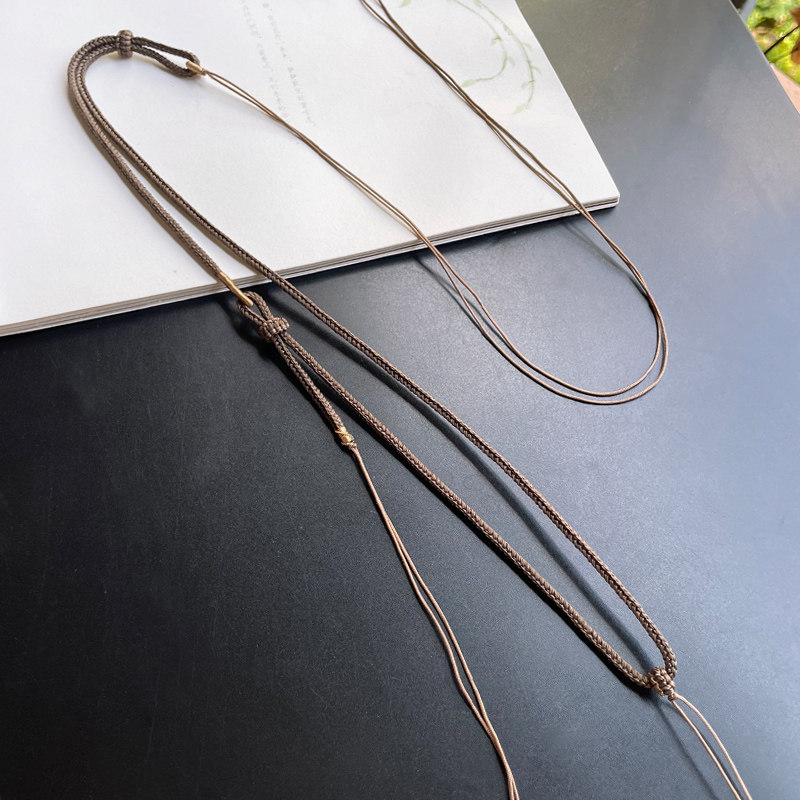 慢系原创diy半成品挂绳纯手工编织个性八股毛衣链挂坠绳,饰品/流行首饰/时尚饰品新,绳,淘宝优惠券,粉丝福利购,淘宝优惠卷