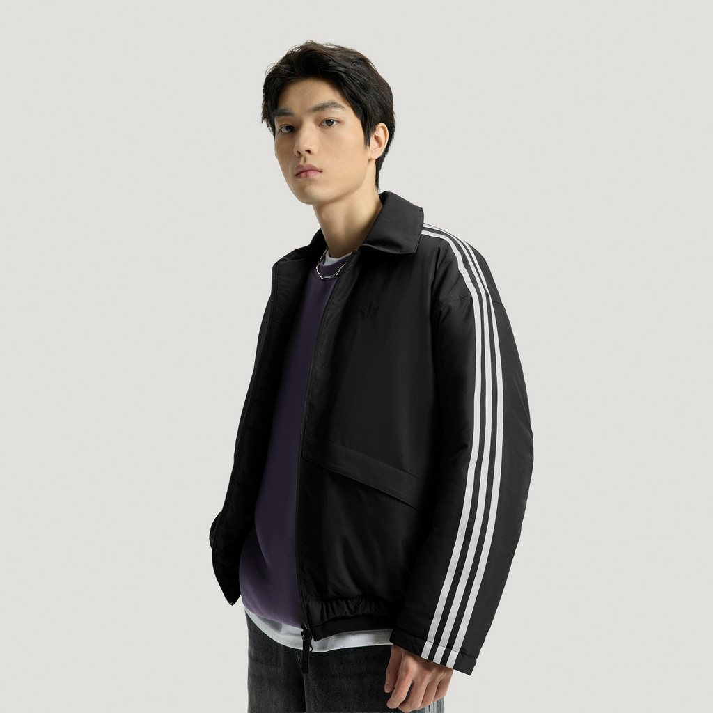 Adidas/阿迪达斯 3 Stripes Deluxe 男子棉服夹克 KS5336 KS5337