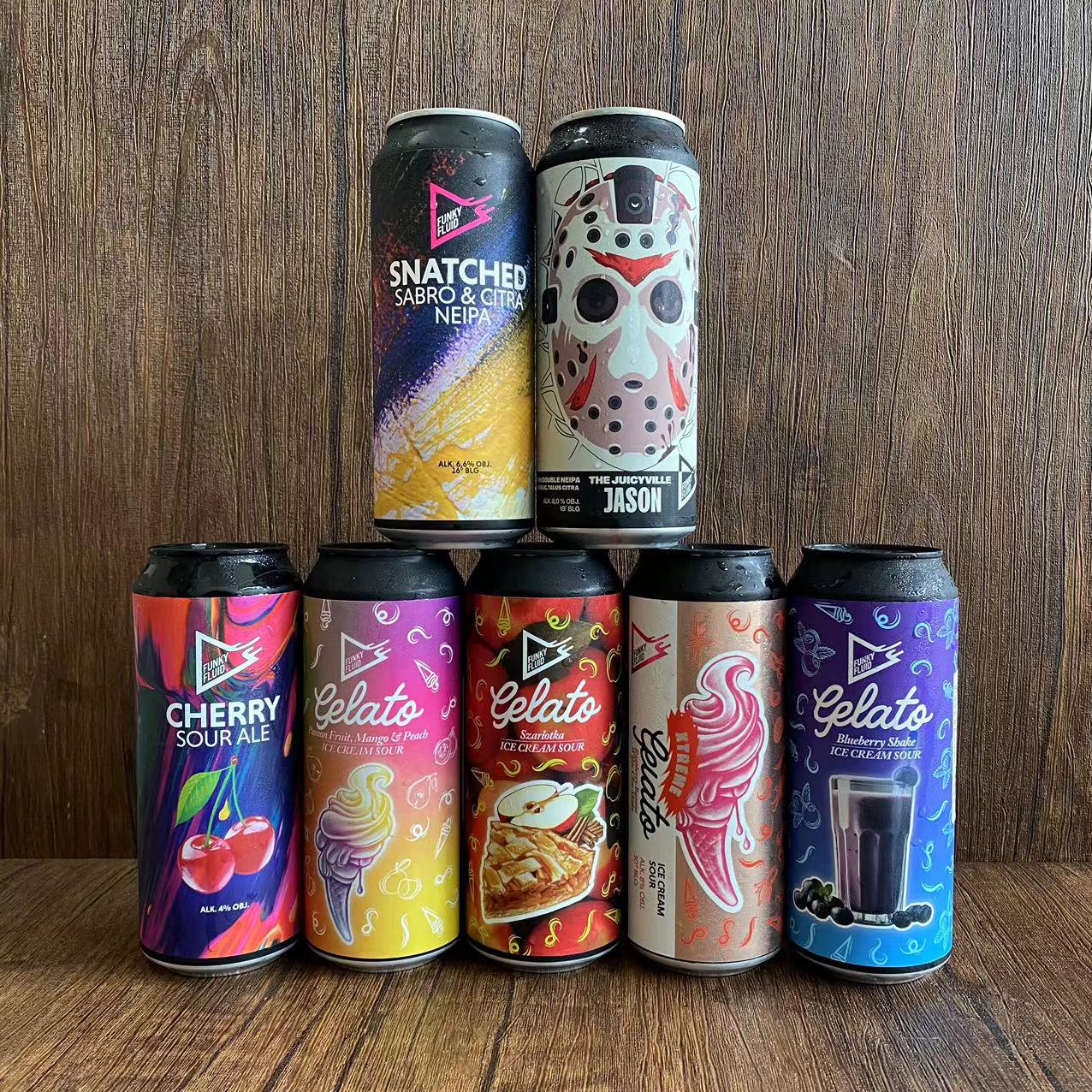 大头精酿 放克樱桃酸 百香果芒果桃子/苹果派/蓝莓冰激凌酸艾啤酒