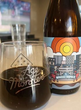 大头精酿啤酒印记 甜蜜陈酿 帝国甜点世涛 500ml 13.5度 UT：4.31