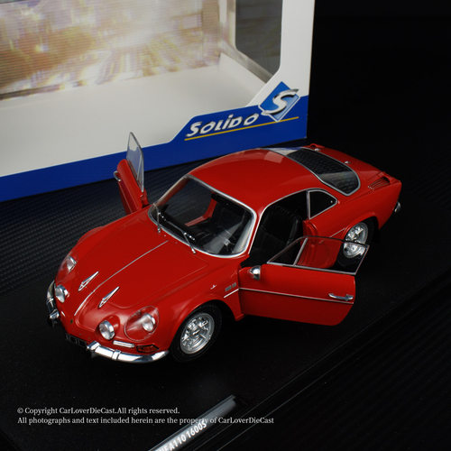 Solido 1:18 阿尔派 ALPINE A110 1600S 红色 1969 合金汽车模型