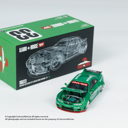 Kaido House×MINIGT 日产  R33 Imai Racing V1 #33合金汽车模型