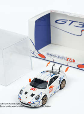 迷你切 1:64 P保时捷 911 (992) GT3 RS 五款 汽车模型摆件