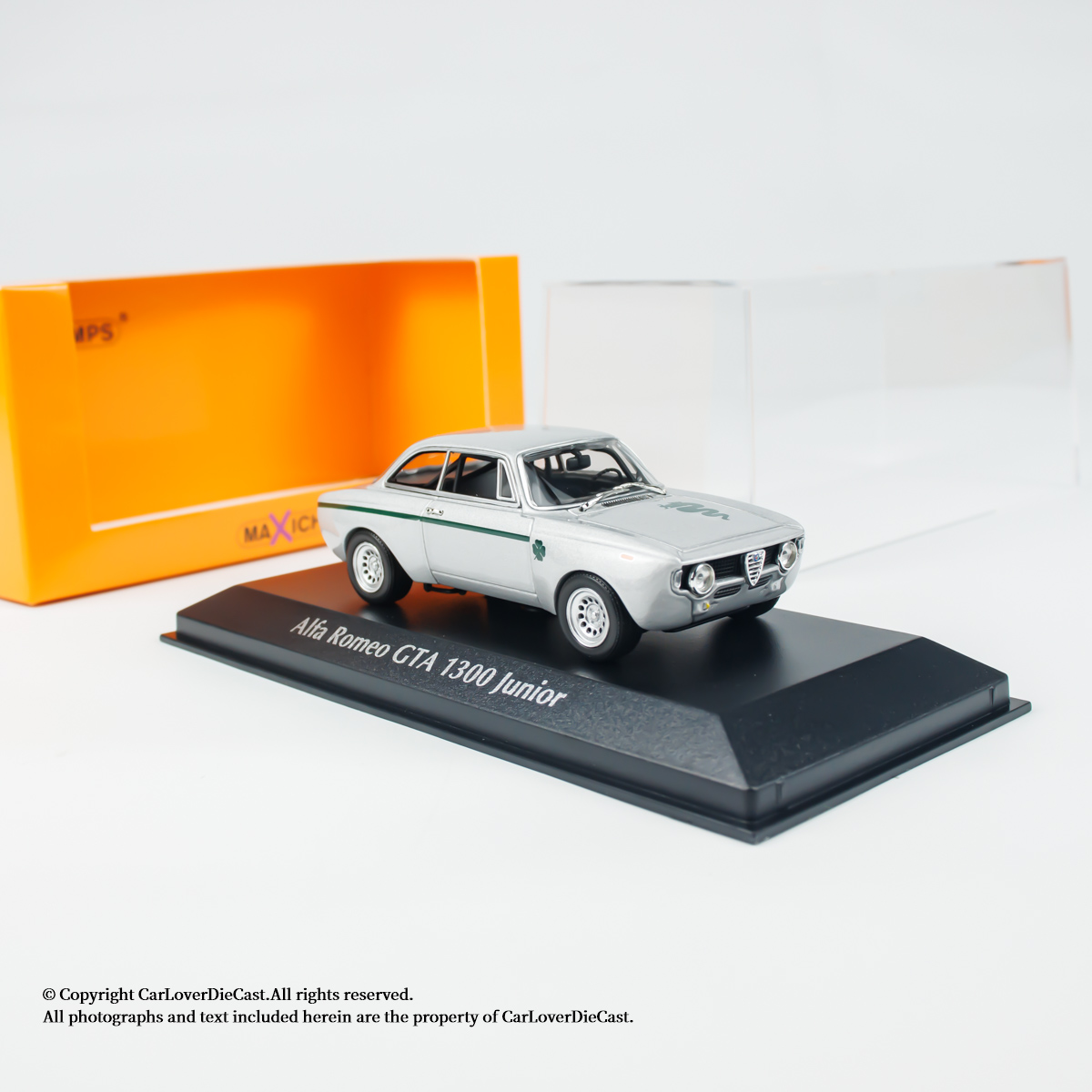 迷你切 1:43 阿尔法罗密欧 GTA 1300 JUNIOR 1968 汽车模型摆件