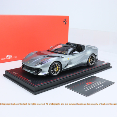MR 1:18 法拉利 812 Competizione A 敞跑车模型 科本灰