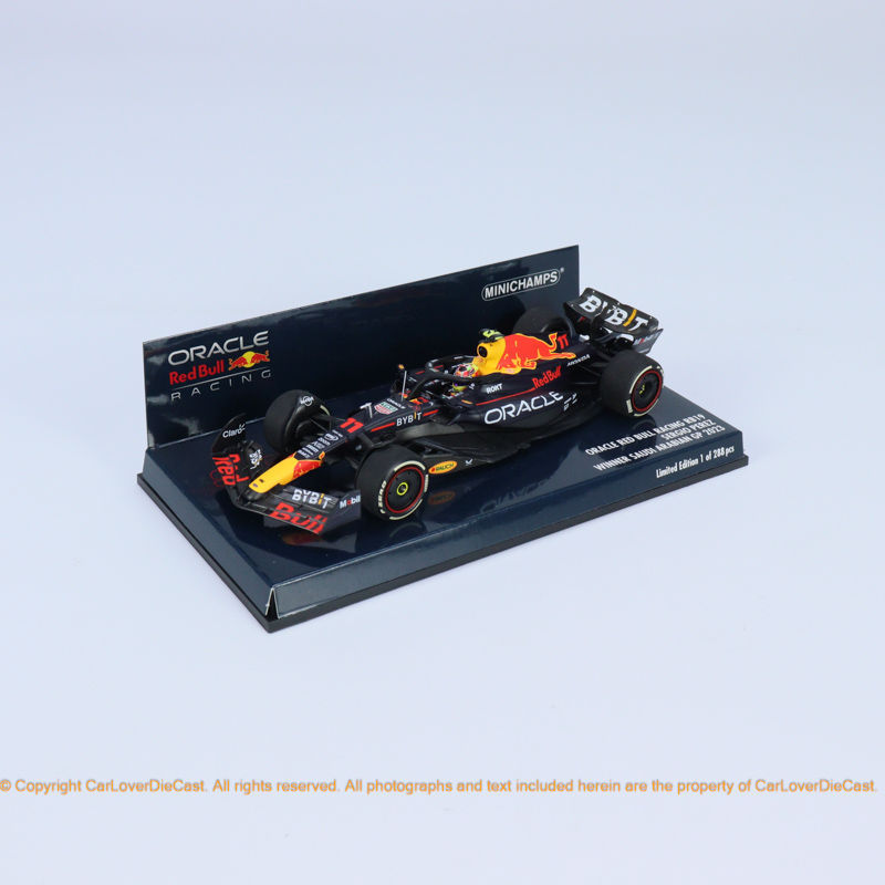 迷你切 1:43 ORACLE RED BULL RACING RB19 SERGIO PEREZ汽车模型