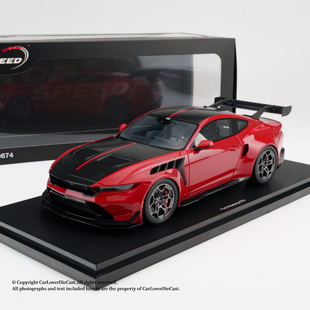Topspeed 1:18 福特野马 Ford Mustang GTD Race 红 树脂汽车模型