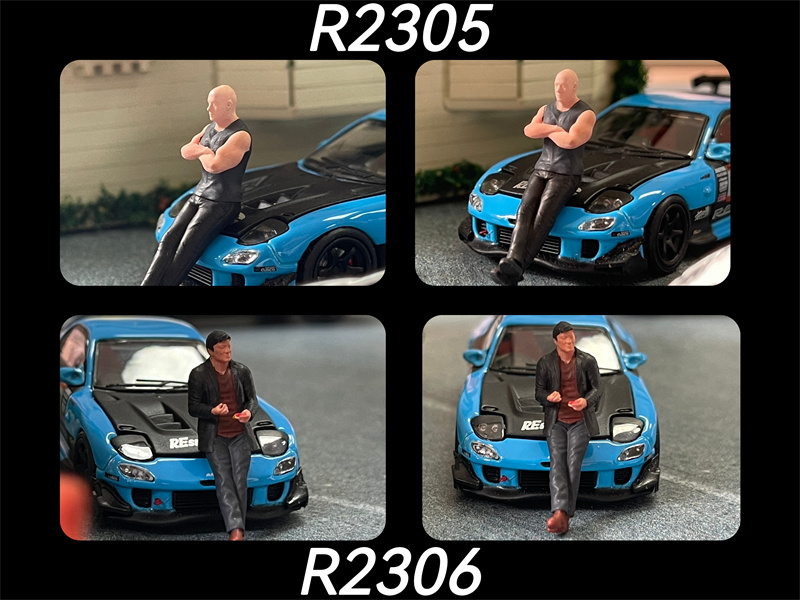 魔都 1:64 汽车模型人偶