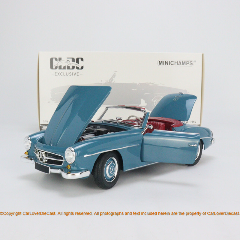 MINICHAMPS1:18 奔驰 190 SL1955 合金全开车模