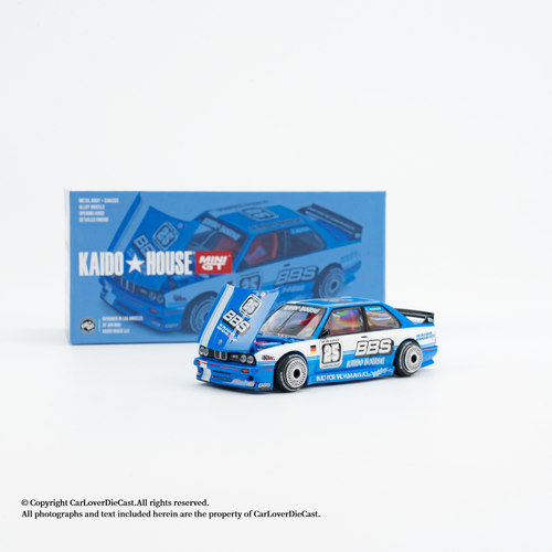 Kaido House×MINIGT 宝马E30 M3 Touring Champ V1 合金汽车模型