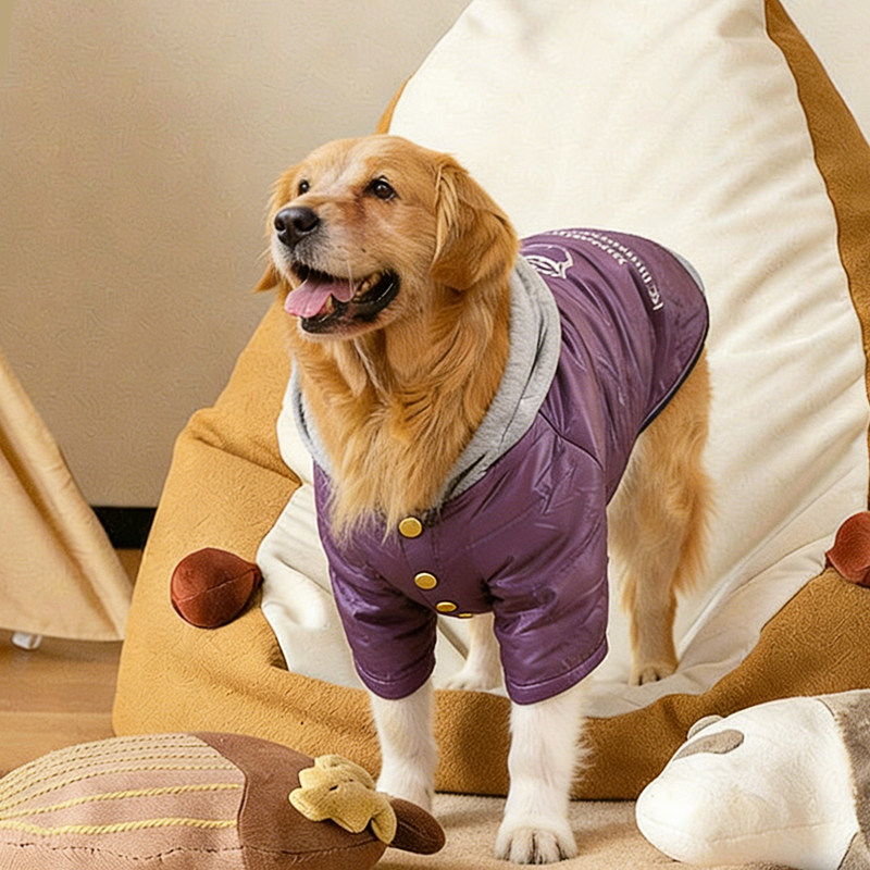 萨摩耶秋冬边牧幼犬加绒金毛比熊图片