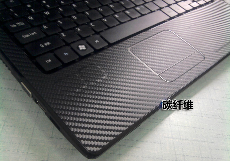 电脑外壳膜适用于炫龙黑曼巴v56 v86pro v87pro 碳纤维笔记本贴纸