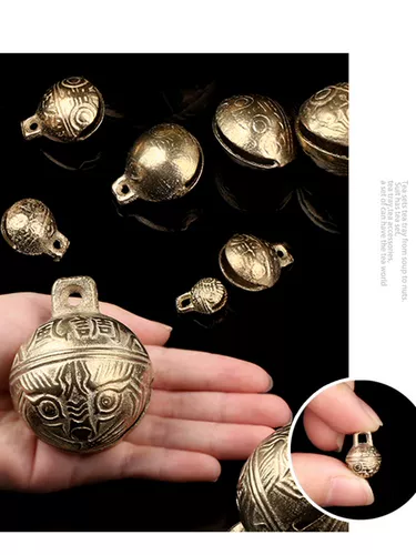 Медный колокольчик, подвеска, ретро аксессуар с аксессуарами ручной работы, «сделай сам»