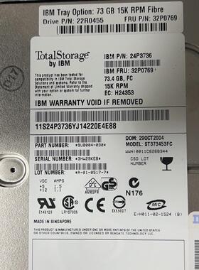 希捷 seagate ST373454FC FW 0001 73GB 15K FC 光纤硬盘