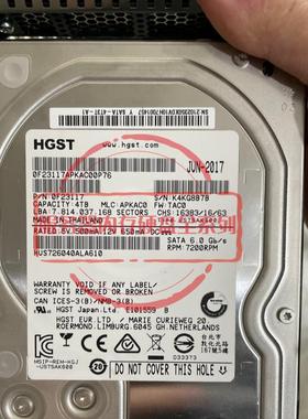 STLZA1ST4000 4TB 7.2K 3.5 SATA 硬盘 OceanStor 9000 02350XDV