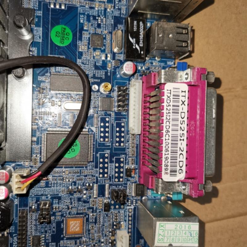 ITX-D525I-2CD6 DDR3 DDR2 收银机主板 17*17 D525 四线程 12V4针