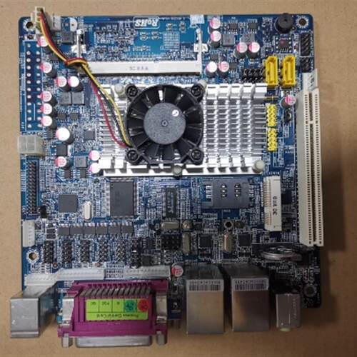 双网卡工控机收银机POS机主板G-MD525SD-26L VGA+DVI 6COM串口