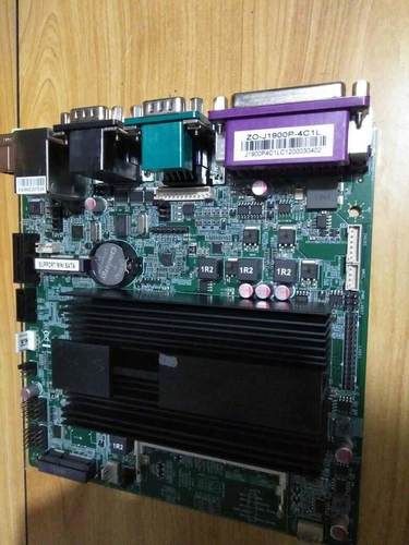 易捷通J1900主板ZO-J1900P-4C1L主板4个COM主板 DC 12V输出