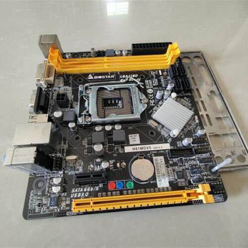 BIOSTAR/映泰 H81MDV5 DDR3内存 1150接口 H81全固态17*19迷你板