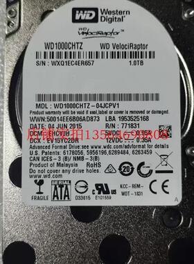 WD/西部数据 WD1000CHTZ  VelociRaptor 迅猛龙1TB 万转 2.5寸