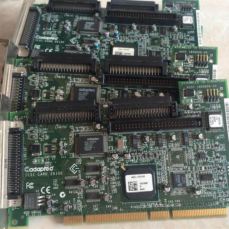 adapte 29160N ASC-29160 160M 双通道PCI SCSI卡;支持WIN10,11,7