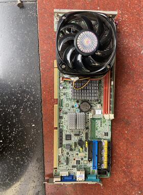 拆机工控主板 PCA-6011VG A1 成色漂亮  带风扇CPU内存