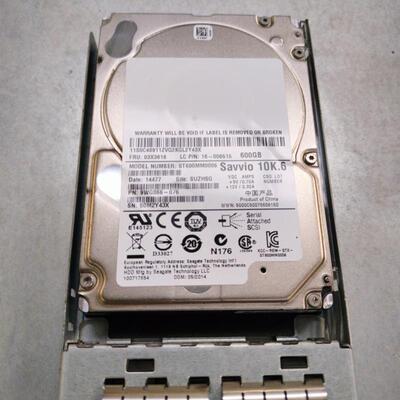 联想AL13SEB600 0B49792 16-006505 03X3616 600G 10K SAS 硬盘