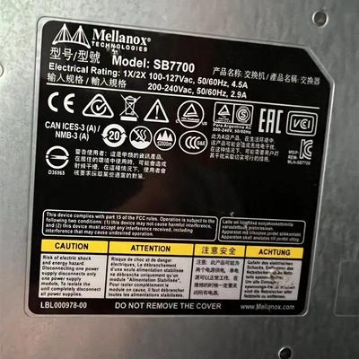 Mellanox迈络思 SB7700 36口100G交换机 IB交换机