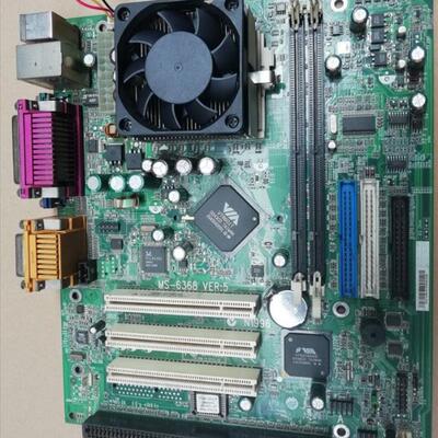 映泰VT8601T M6VLQ 370针带ISA插槽电脑主板HL线切割 火花机