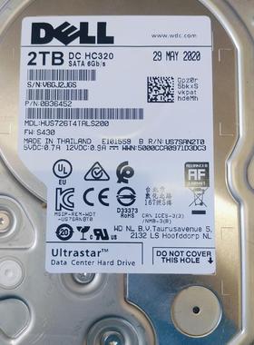 WD 2T SAS  DC HC320 HUS726T4TALS200 成色新 健康度100没有坏道