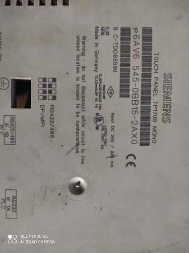 SIEMENS  TP170B主板6AV6 545-0BB15-2AX0拆机主板