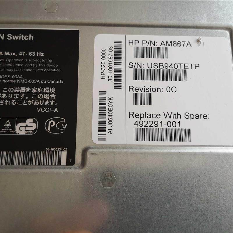 HP AM866A 867 868 8/8 8/24 8口激活8G SAN光纤通道存储交换机