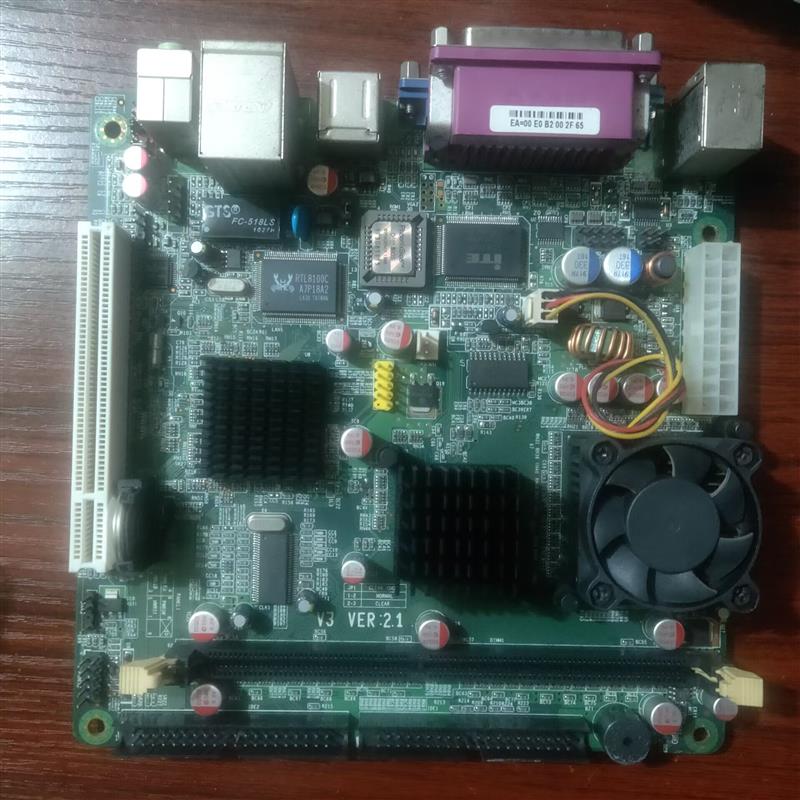 VIA威盛 C3PR0 VER 2.1 V3 集成CPU工控电脑HL线切割电脑主板现货