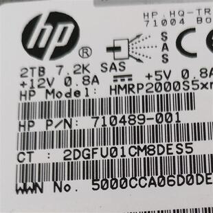 001 743182 7.2K SAS 3PAR 存储硬盘 7000 QR499A