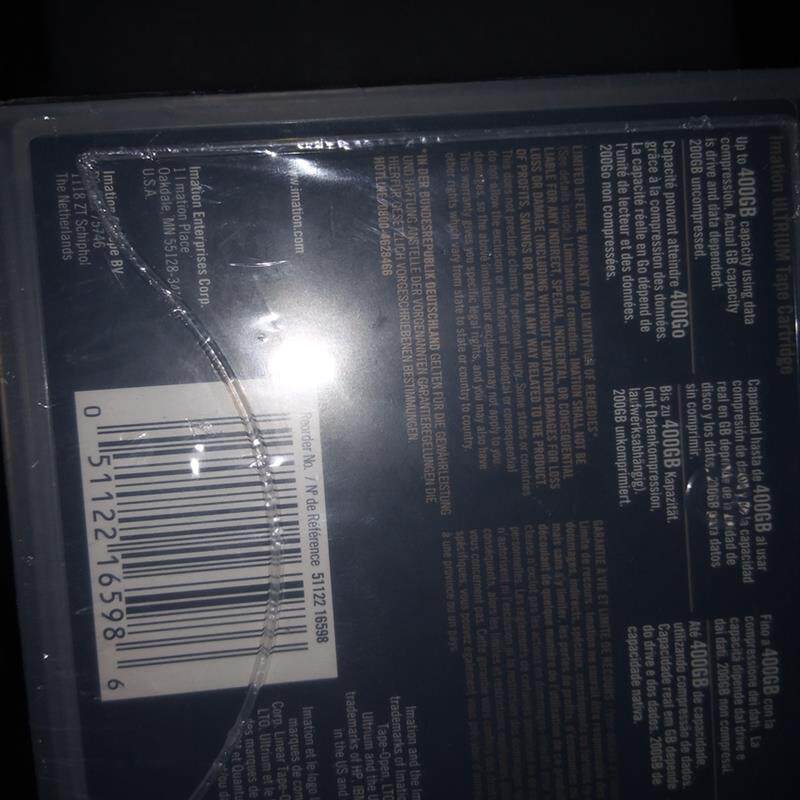 全新 怡敏信/IMATION ULTRIUM LTO2磁带 400GB/200GB 储存磁带