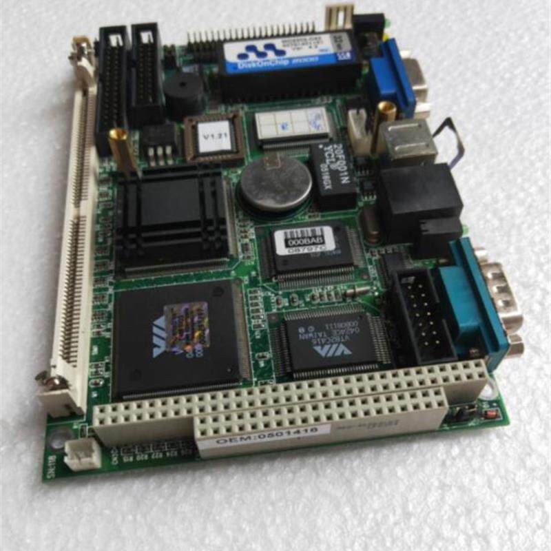 研华PCM-1823/4823 Rev.B1 3.5寸嵌入式集成电脑工控机主板单网卡