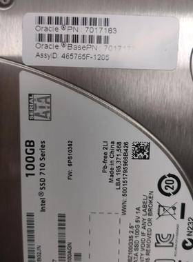 7017177 7017183 SSDSA2BZ100G3 Sun Oracle SUN固态 100GB硬盘