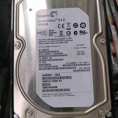 Fujitsu 3TB SAS CA05954-2396 CA07339-E063 ST33000650ss 硬盘