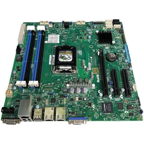 SUPERMICRO/超微 X10SLM-F单路1150针服务器M-ATX小主板