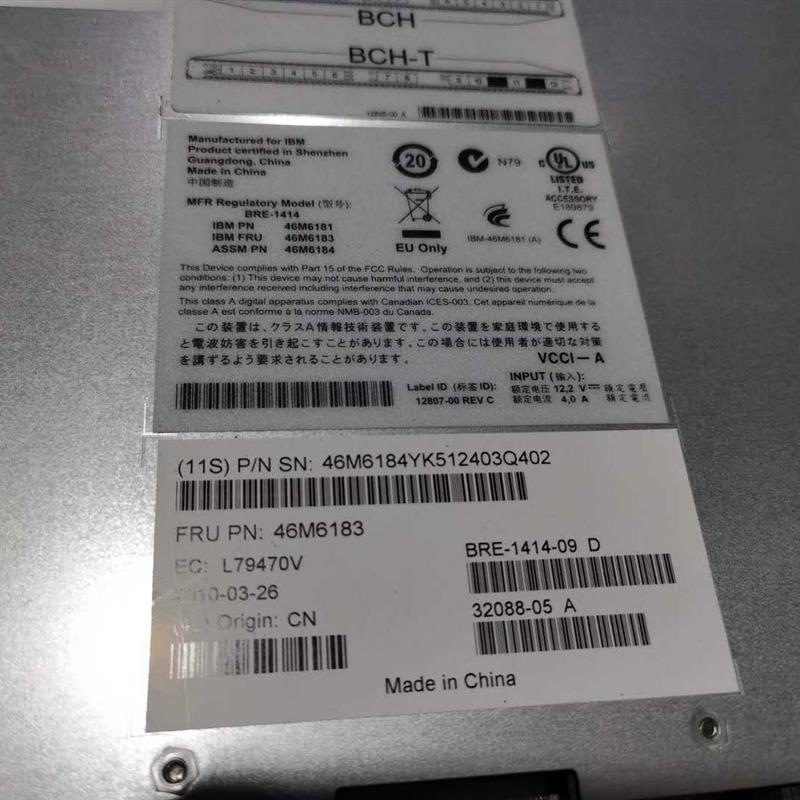 IBM BladeCenter 46M6181 46M6183 46M6184 10Gb Pass-Thru现货